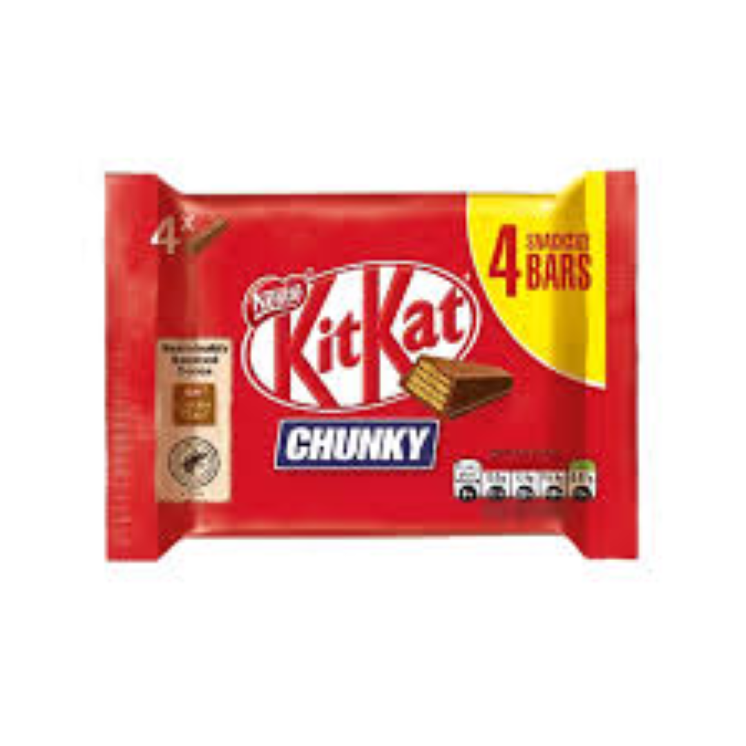 NESTLE KITKAT CHUNKY ORANGE 4PACK 128G